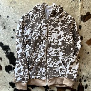 Crazy Train small zip up, cowhide